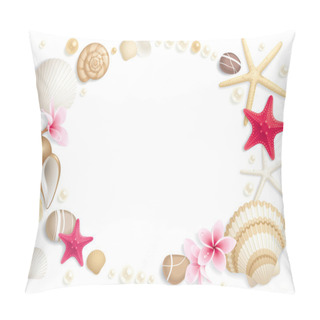 Personality  Seashell Frame Pillow Covers