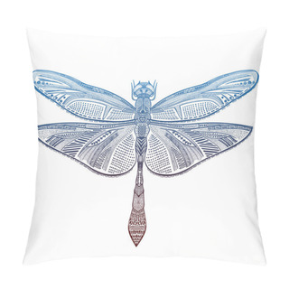 Personality  Art Dragonfly Vector Illustration Pillow Covers