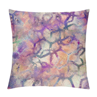 Personality  Seamless Abstract Ornate Pattern Design In Colour Pillow Covers