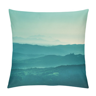 Personality  Sunset Landscape Tuscany Pillow Covers