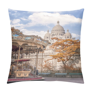 Personality  The Sacre-Coeur Basilica In Montmartre, Paris Pillow Covers