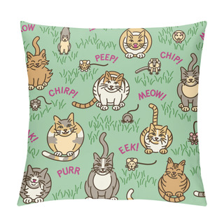 Personality  Cats And Critters Pattern Pillow Covers