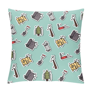 Personality  Boy Scouts Concept Icons Pattern Pillow Covers