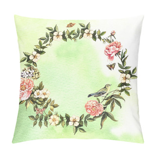 Personality  Summer Vintage Wreath Pillow Covers