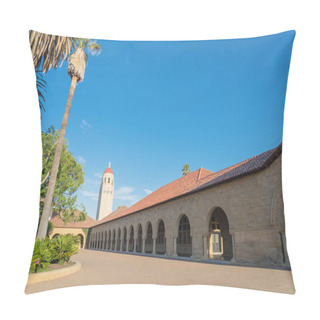 Personality  Hoover Tower At Stanford University, Palo Alto, California At Sunset Pillow Covers