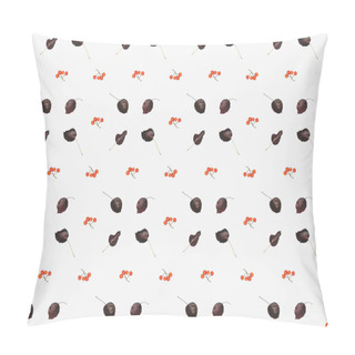 Personality  Floral Pattern From Dried Leaves Pillow Covers