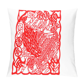 Personality  Chinese Paper Cutting - Smooth, Rewarding Experience Pillow Covers
