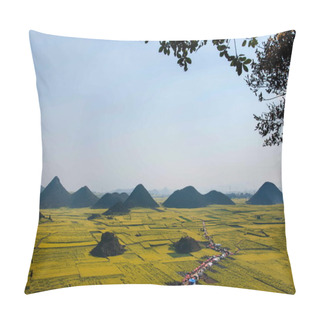 Personality  Canola Flower Luoping Rooster Under The Peak Pillow Covers