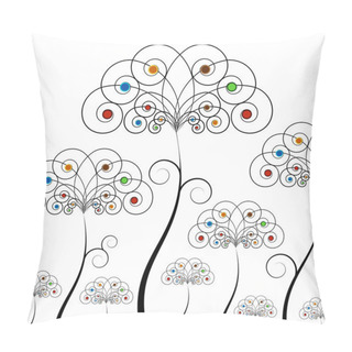 Personality  Absract Swirl Flower Field Pillow Covers