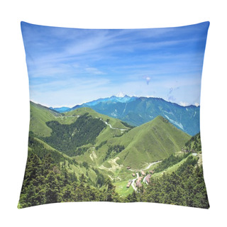 Personality  Alpine Panoramic View Of Mountains In Taiwan Pillow Covers