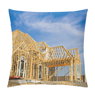 Personality  New Home Construction Frame Pillow Covers
