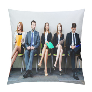 Personality  Waiting For Interview Pillow Covers