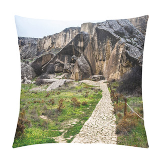 Personality  Gobustan National Park Ancient Rocks Pillow Covers