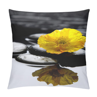 Personality  Flower Petals On Pebbles Pillow Covers