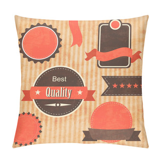 Personality  Vintage Premium Quality Labels Pillow Covers