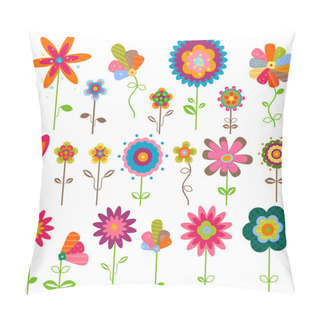Personality  Retro Flowers Pillow Covers