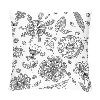 Personality  Vintage Decorative Plants And Flowers Collection. Pillow Covers