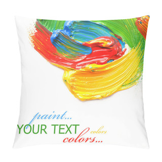 Personality  Color Paint Pillow Covers