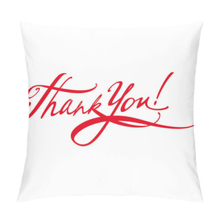 Personality  Thank You Message Letter Document Signature Pillow Covers