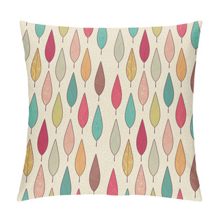 Personality  Seamless Pattern With  Leaves. Pillow Covers