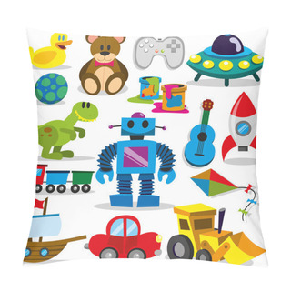 Personality  Vector Toys Set Pillow Covers