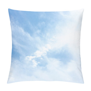 Personality  Blue Sky With Clouds In Summertime  Pillow Covers
