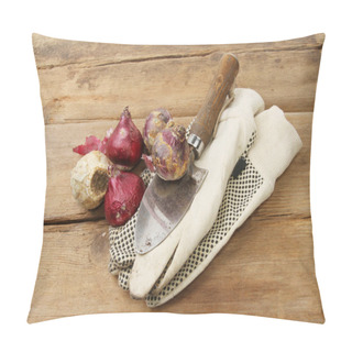 Personality  Bulbs Gloves And Trowel Pillow Covers