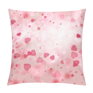 Personality  Valentine Background: Heart Tornado Pillow Covers