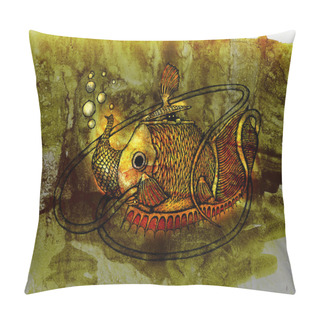 Personality  The Kettle Of Fish Swims In Water Pillow Covers