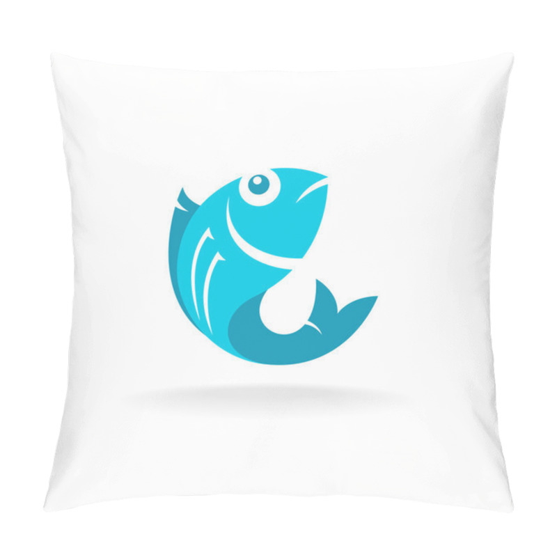 Personality  Flat blue colors. pillow covers