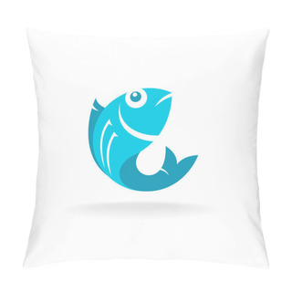 Personality  Flat Blue Colors. Pillow Covers