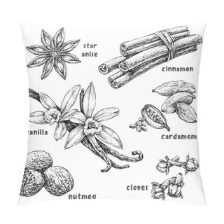 Personality  Set Of Dessert Spices  Pillow Covers