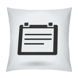 Personality  Calendar Vector Icon Pillow Covers
