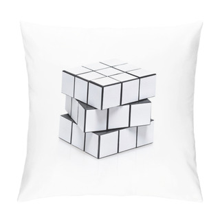 Personality  Blank White Cubic Twist Puzzle Pillow Covers