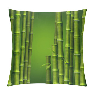 Personality  Background From The Stems Of Bamboo Pillow Covers