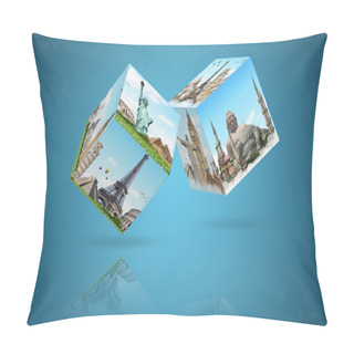 Personality  Dices Game Travel Concept Pillow Covers