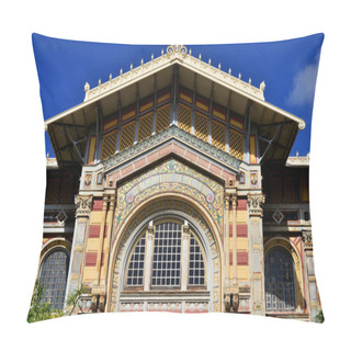 Personality  Martinique, The Picturesque Schoelcher Library Of Fort De France In West Indies     Pillow Covers