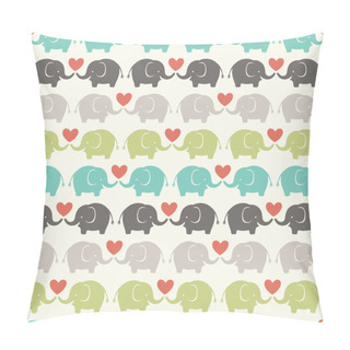 Personality  Elephants Cartoon Pattern Pillow Covers