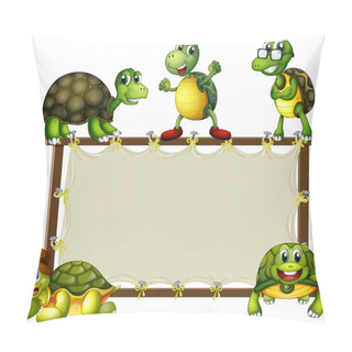 Personality  Turtle Pillow Covers