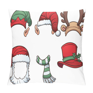 Personality  Christmas Hats Pillow Covers