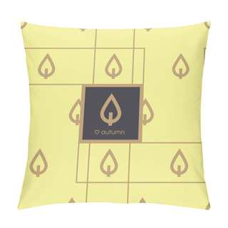 Personality  Autumn Leaves Icons  Pillow Covers