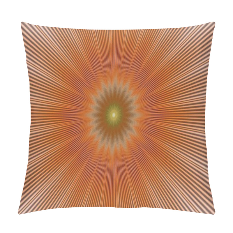 Personality  Brown Flower Pattern Floral Kaleidoscope. Graphics Indian. Pillow Covers