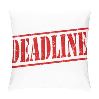Personality  Deadline Stamp Pillow Covers