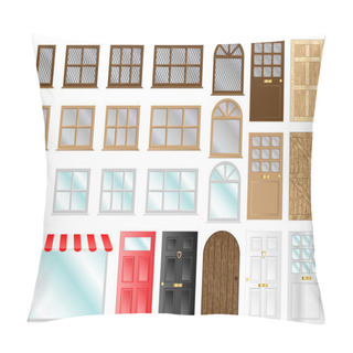 Personality  Doors And Windows Pillow Covers