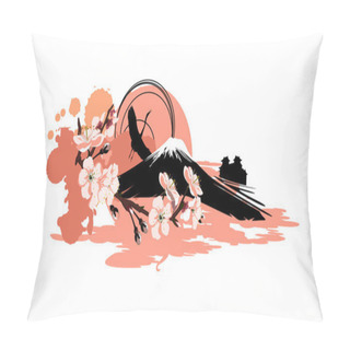 Personality  Japanese Mountains Pillow Covers