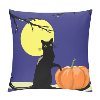 Personality  Halloween Cat Pillow Covers