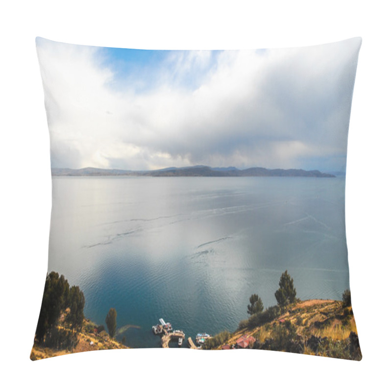 Personality  Scenery Around Lake Titicaca, Peru Pillow Covers