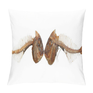 Personality  Two Kissing Fish Skeletons Pillow Covers