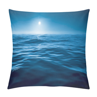 Personality  Dark Blue Ocean Pillow Covers