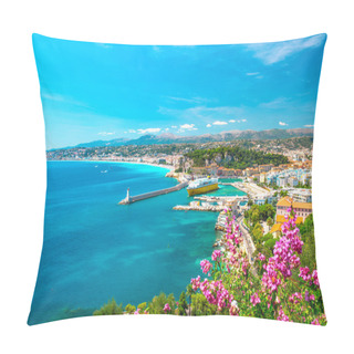 Personality  Nice City, French Riviera, Mediterranean Sea Pillow Covers